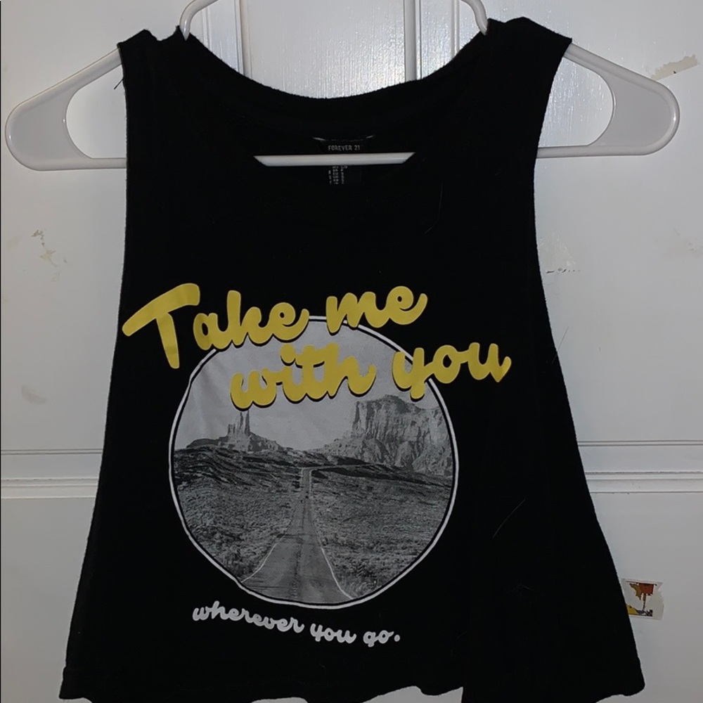 forever 21 graphic tank top